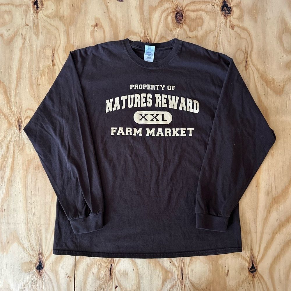 Nature’s Reward Farm Market Long Sleeve Tee XL